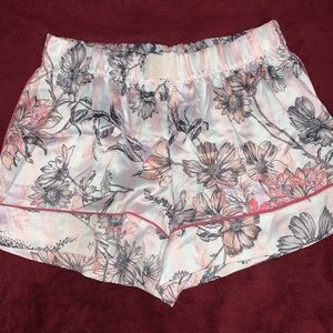 Victoria’s Secret satin floral sleep shorts